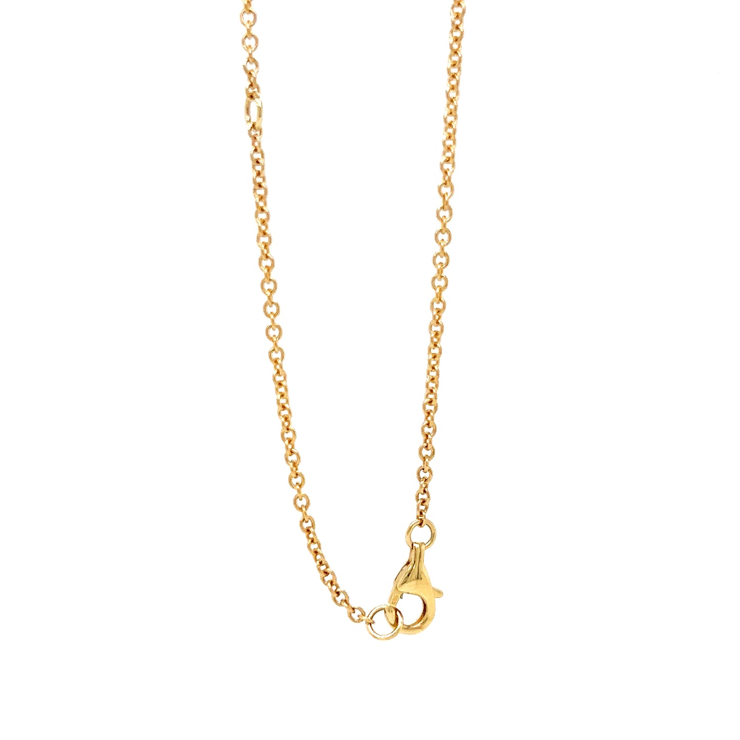 Adjustable Chain Necklace in Yellow Gold