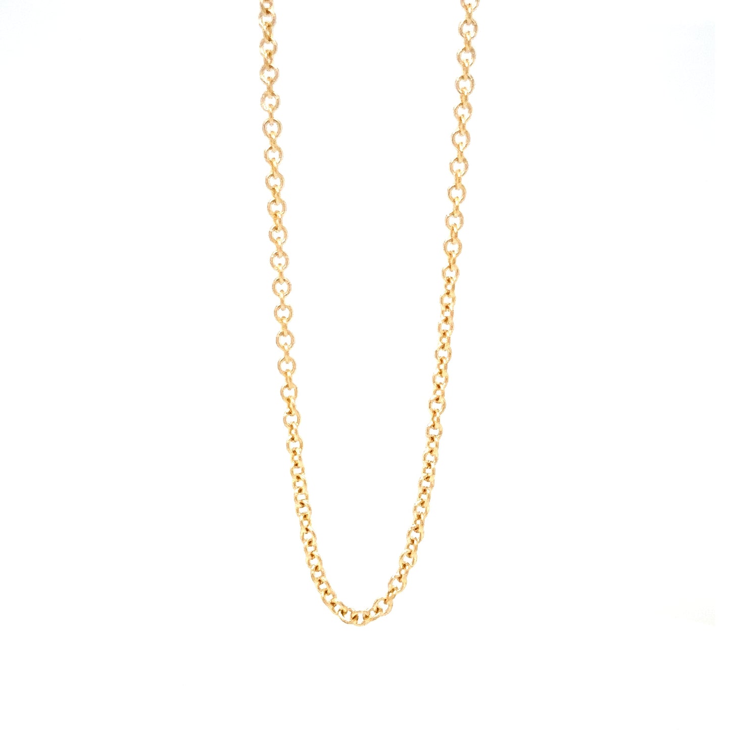 Adjustable Chain Necklace in Yellow Gold
