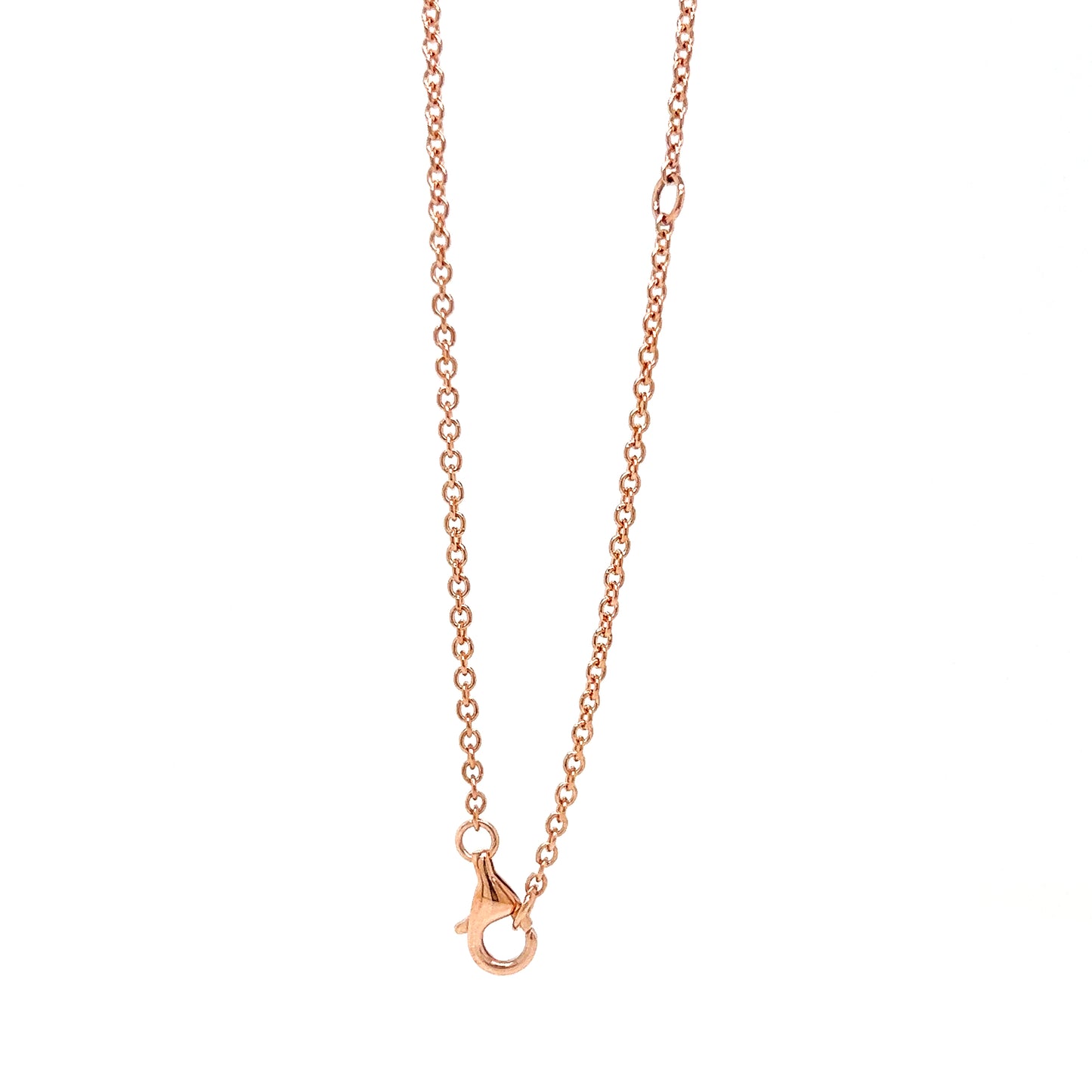 Adjustable Chain Necklace in Rose Gold