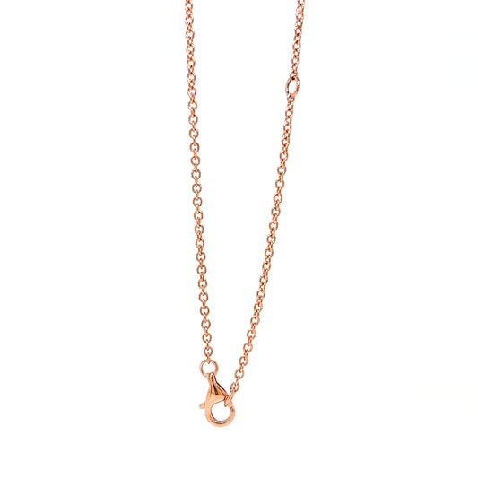 Adjustable Chain Necklace in Rose Gold