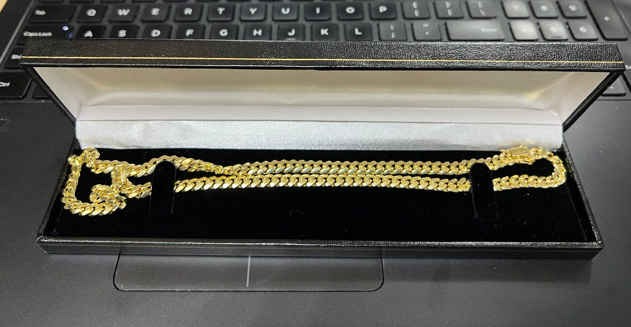 14K Gold Cuban Miami Chain
