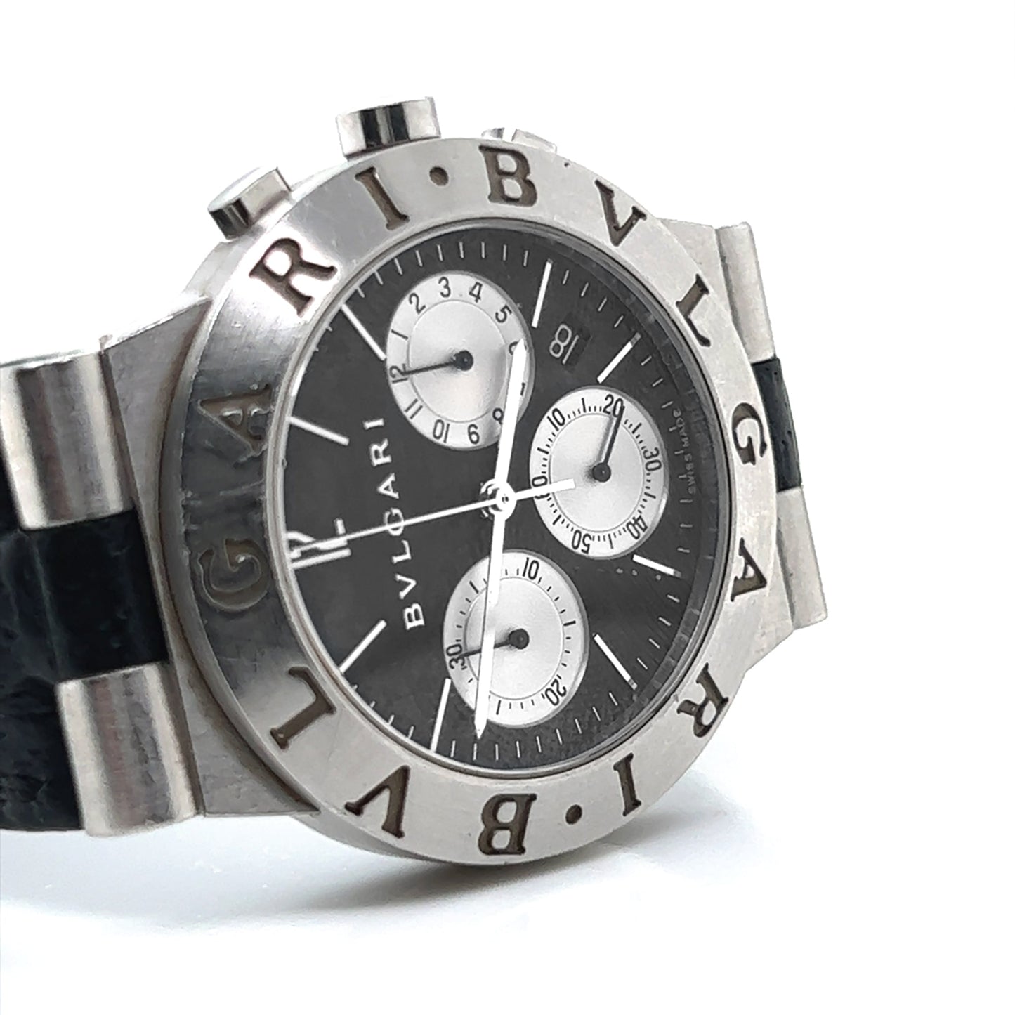 Bvlgari Diagono 35mm Stainless Steel Watch – Pre-Owned