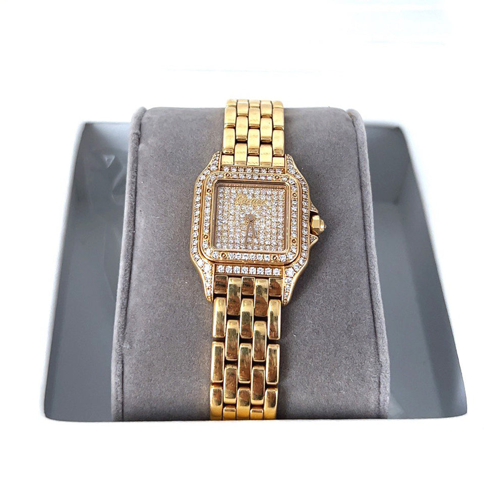 Cartier Panthère 18K Yellow Gold 12mm Quartz Watch – Pre-owned