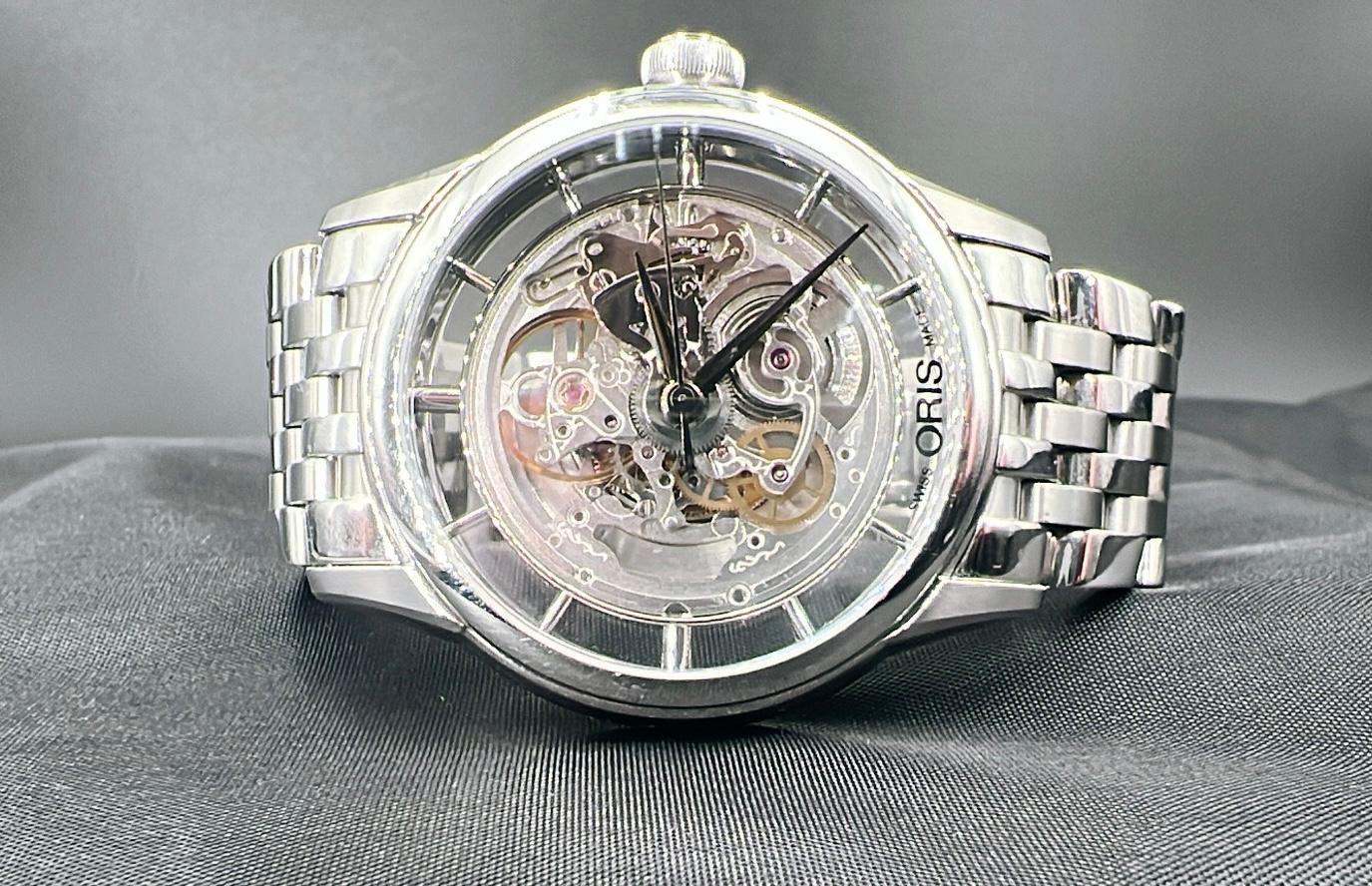 Oris Atelier Skeleton Stainless Steel 41mm Watch – Pre-owned
