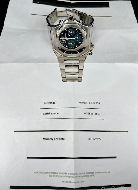 Girard Perregaux Laureato Stainless Steel 42 MM Full Set