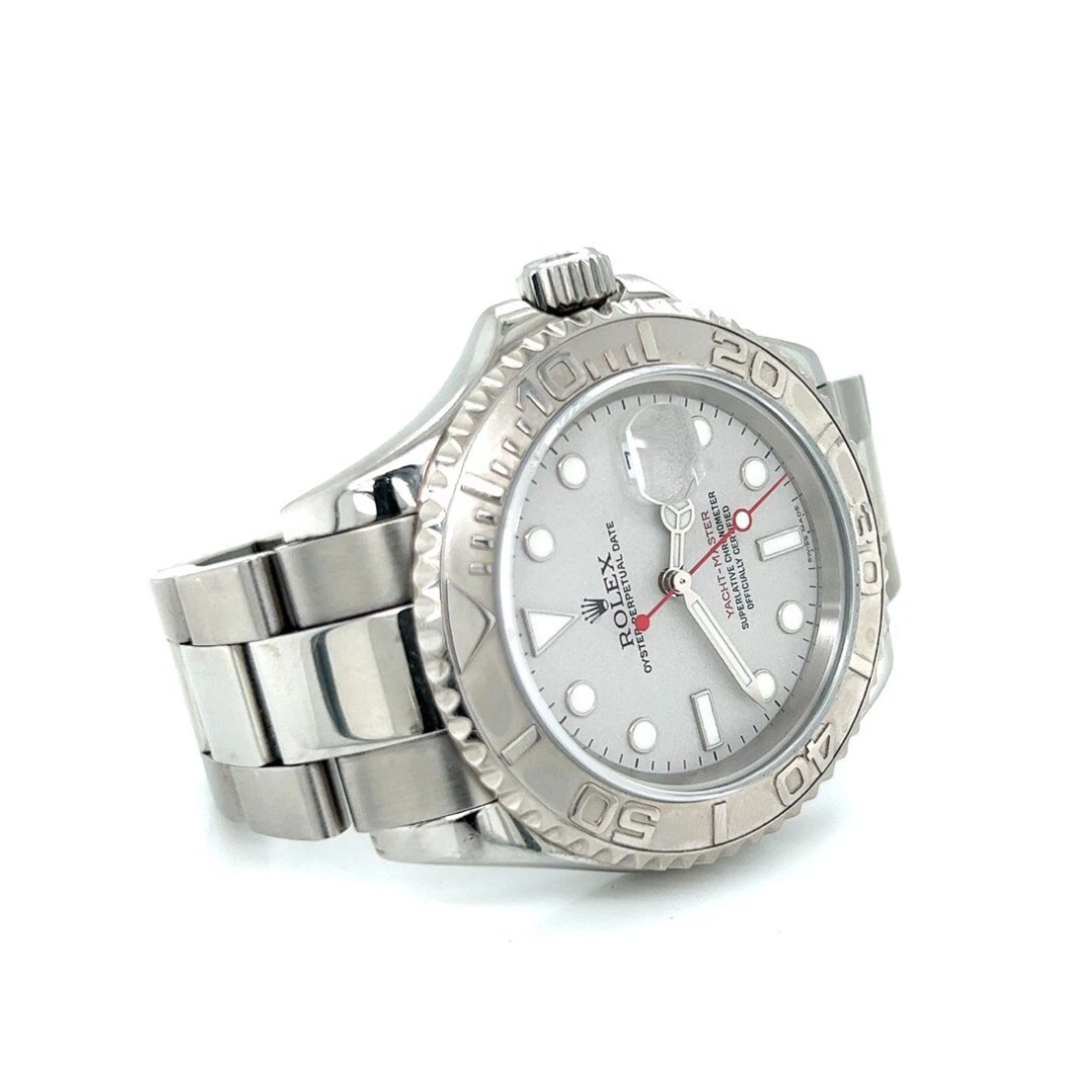 Rolex Yacht-Master 40mm Stainless Steel & Platinum Watch – Pre-owned side