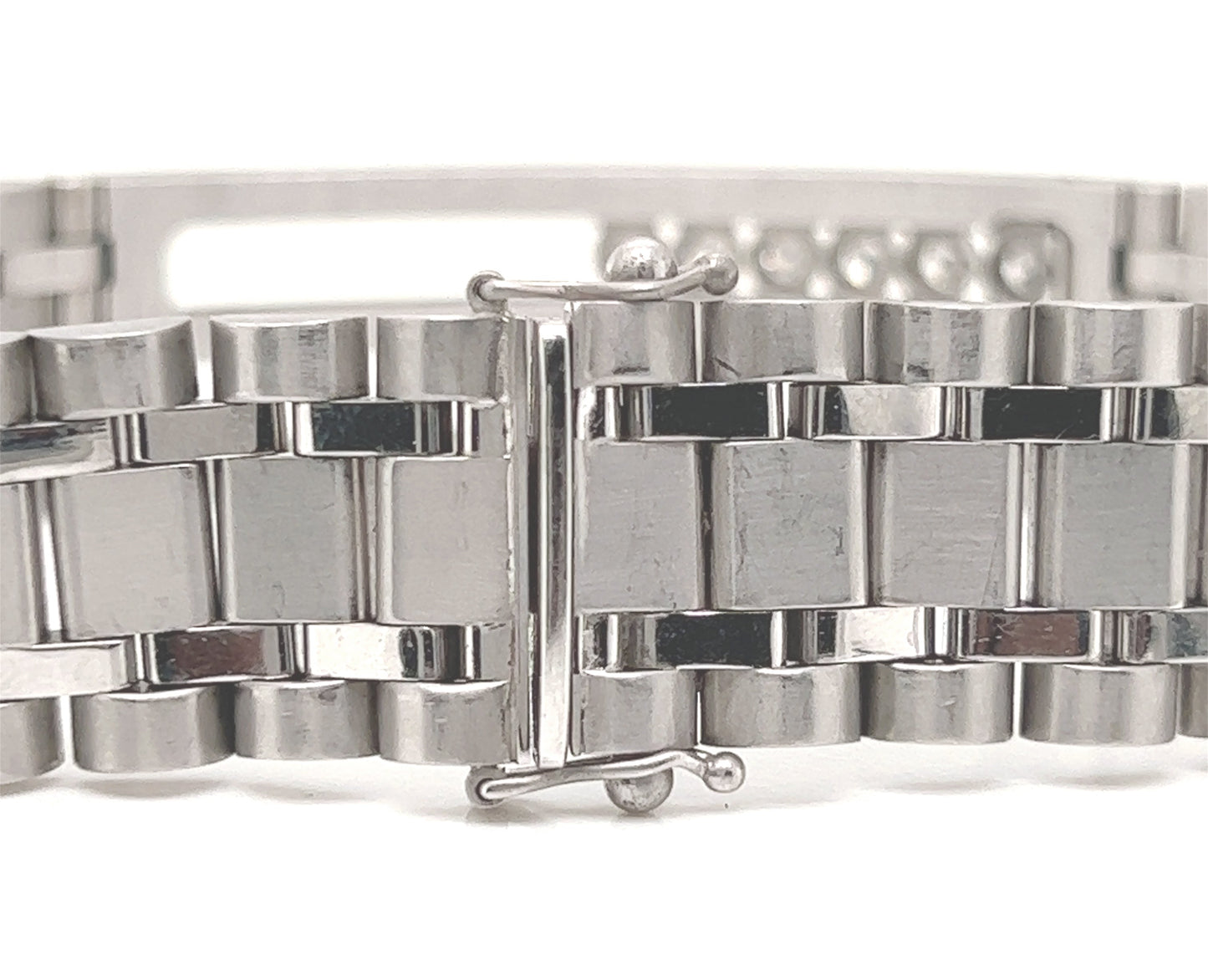 Natural Mined Round Diamond Anniversary Cocktail Bracelet White Gold