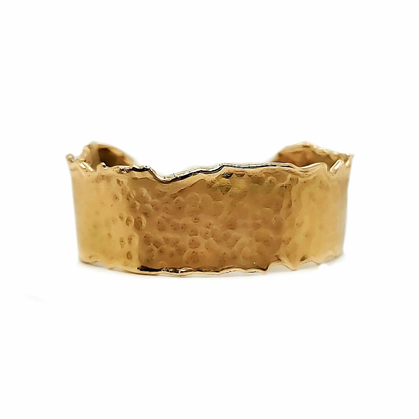 Solid Bangle Cocktail Cuff Unisex Solid Gold - Pre-owned