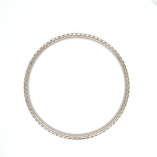 Gold Bangle with Natural Diamonds