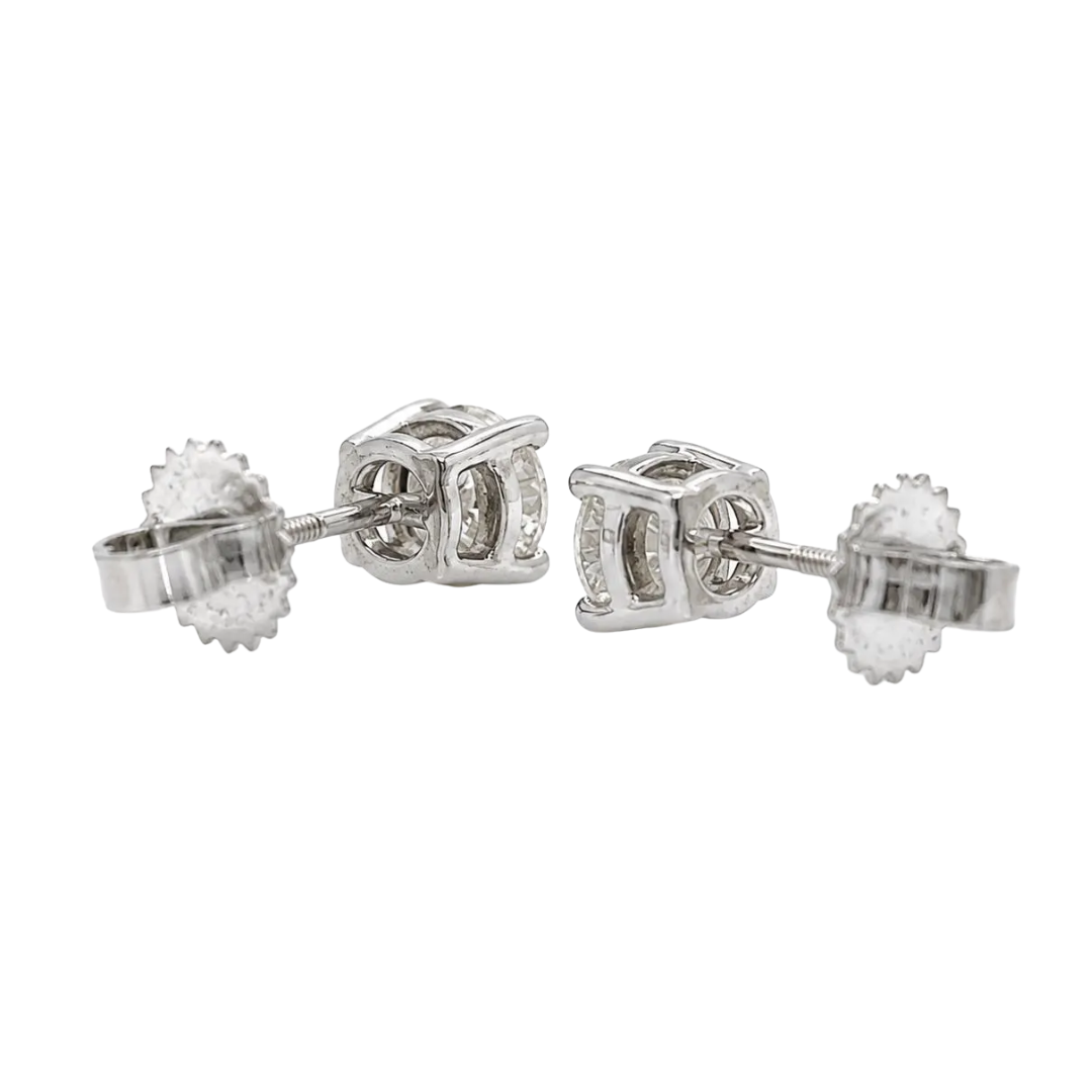 Back of diamond stud earring