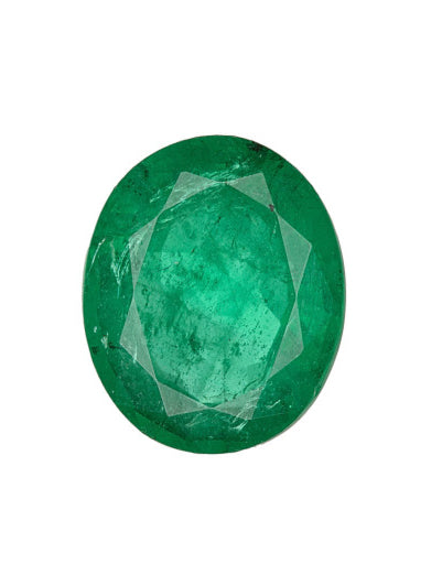 5.51 Carat Oval Cut F2 Zambian Emerald GIA 5231440009