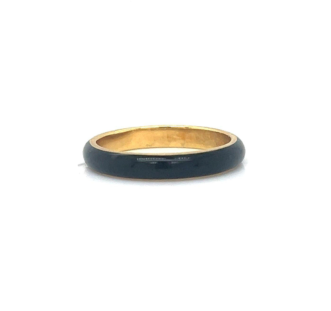Set of 5 Hidalgo Enamel Gold Ring - Pre-owned