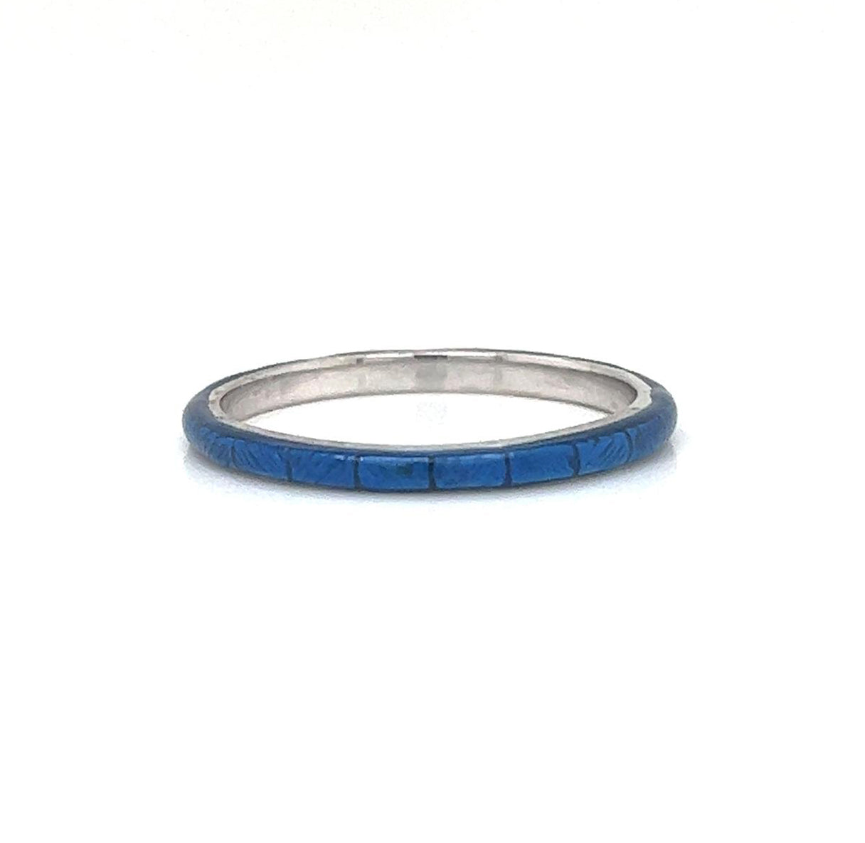 Set of 5 Hidalgo Enamel Gold Ring - Pre-owned