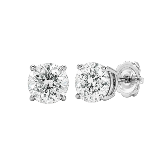 pair of diamond stud earings