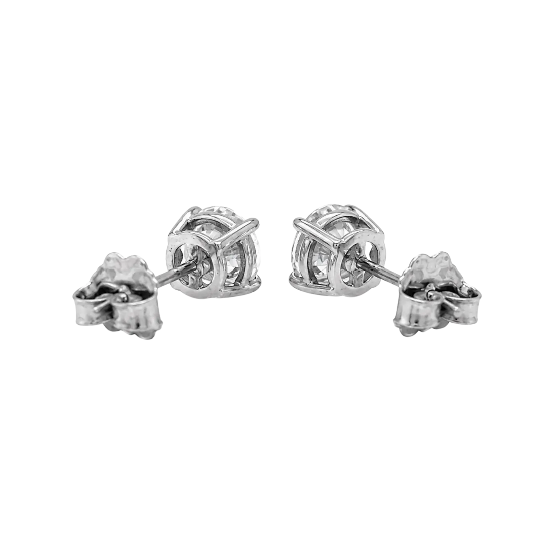 pair of studs earrings back