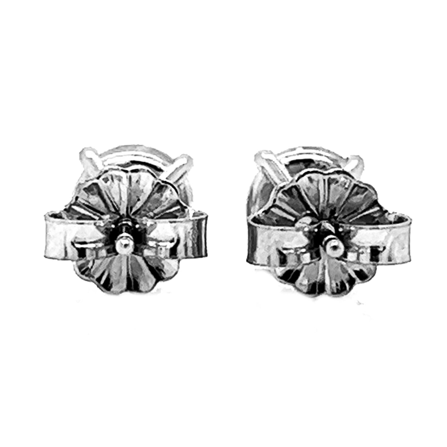 1.31 ct.tw. Natural Round Diamond Stud Earring, in White Gold