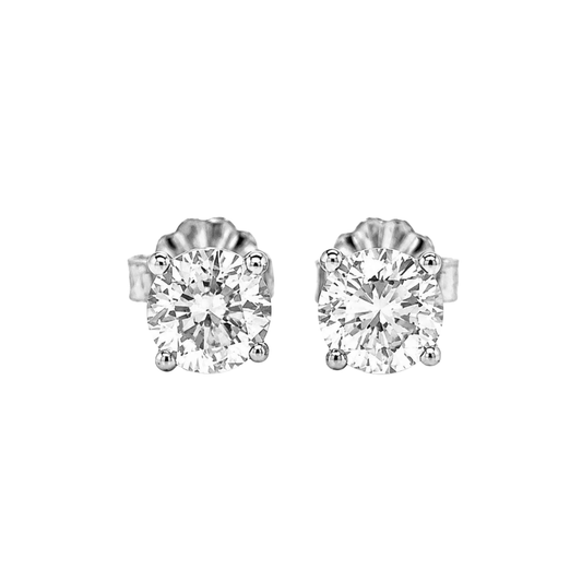 1.31 ct.tw. diamond stud earrings
