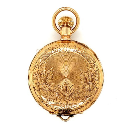 Elgin Vintage Pocket Watch in 14K Gold - Pre-owned