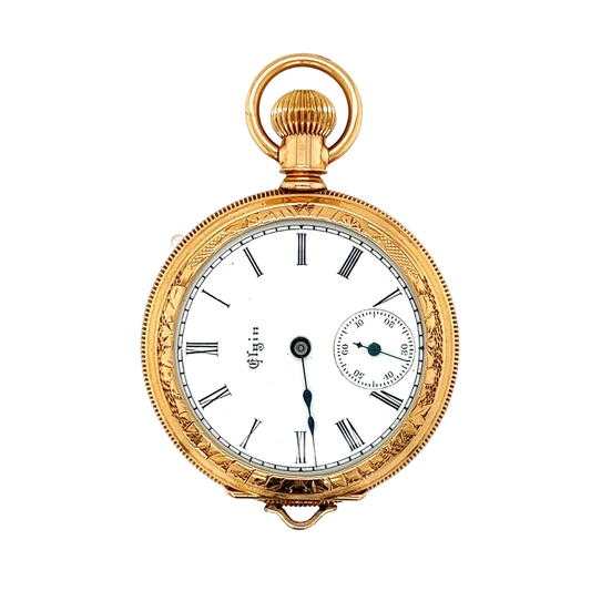 Elgin Vintage Pocket Watch in 14K Gold - Pre-owned