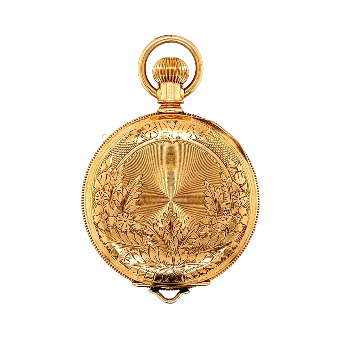 Elgin Vintage Pocket Watch in 14K Gold - Pre-owned