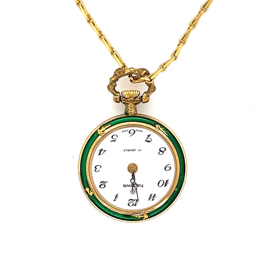 Vintage Hanowa Swiss Made Enamel Watch - Pre-Owned