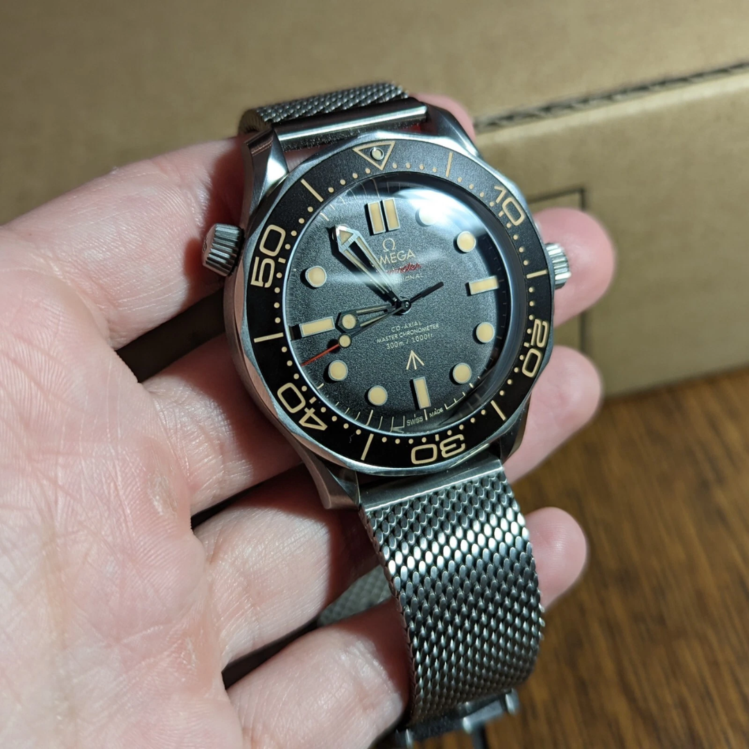 Omega Seamaster 300M Titanium "No Time To Die" James Bond Watch – Pre-owned