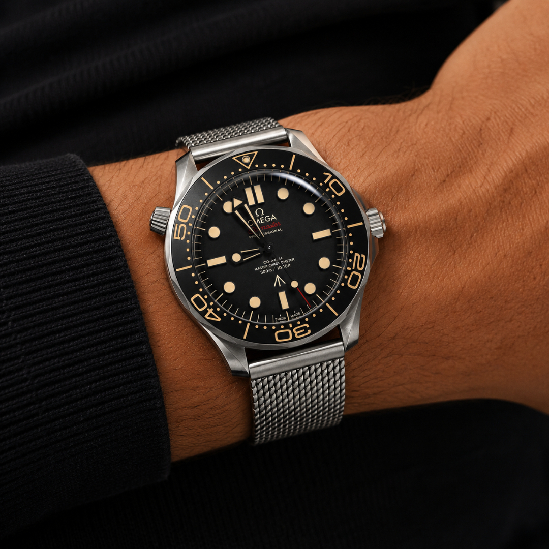 Omega Seamaster 300M Titanium "No Time To Die" James Bond Watch – Pre-owned
