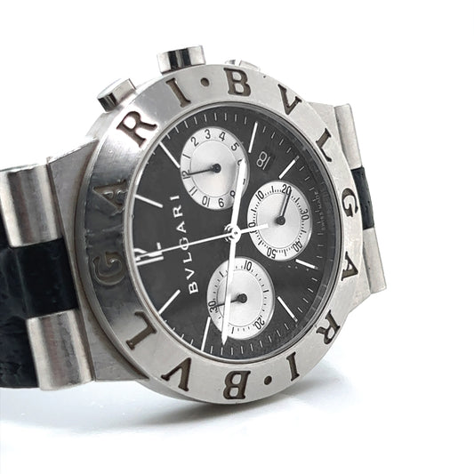 Bvlgari Diagono 35mm Stainless Steel Watch – Pre-Owned