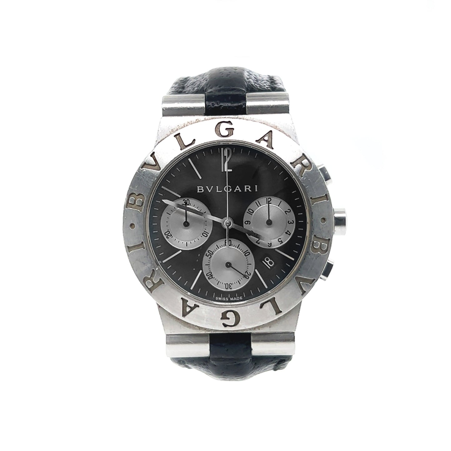 Bvlgari Diagono 35mm Stainless Steel Watch – Pre-Owned