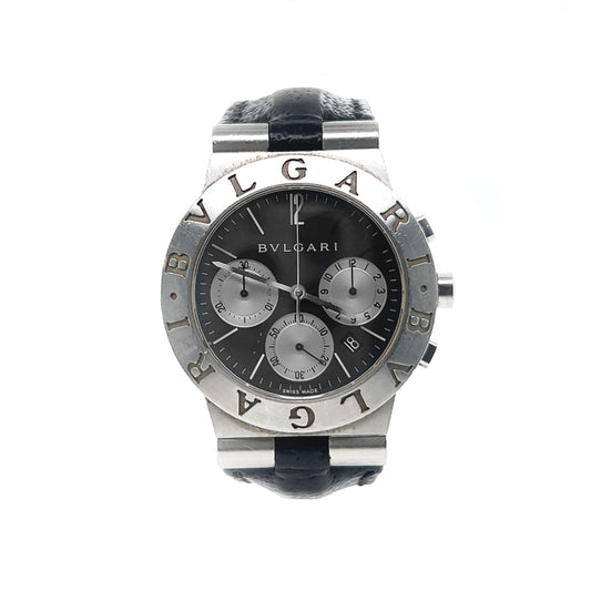 Bvlgari Diagono 35mm Stainless Steel Watch – Pre-Owned