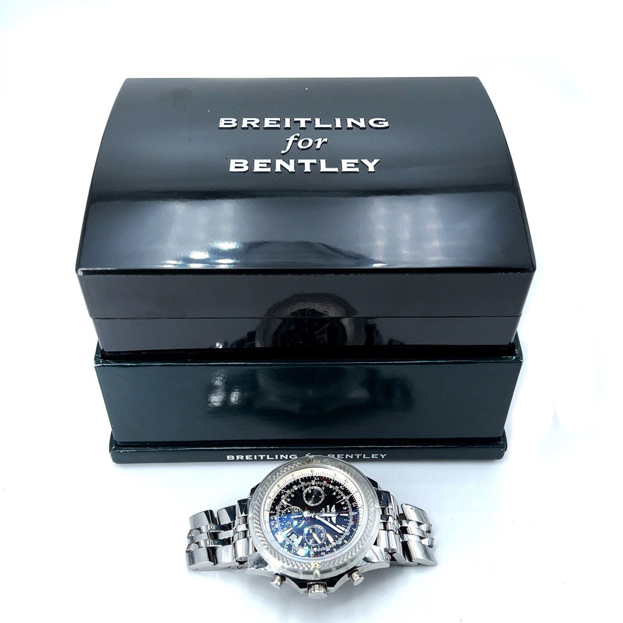 Breitling Bentley 48mm Black Dial Stainless Steel Watch