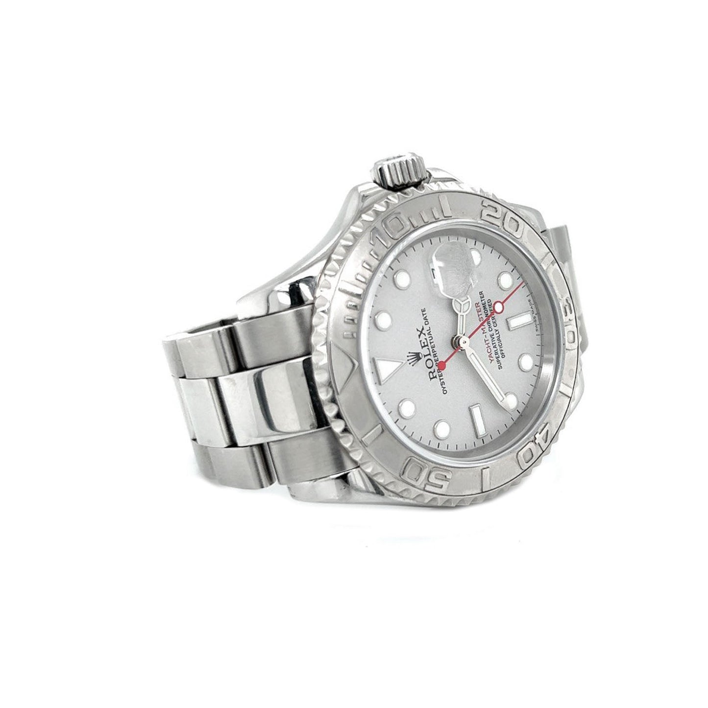 Rolex Yacht Master D Serial Stainless Steel Platinum 40MM