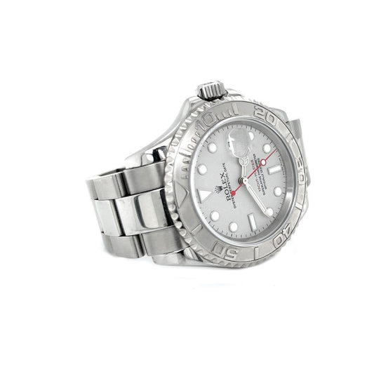 Rolex Yacht Master D Serial Stainless Steel Platinum 40MM