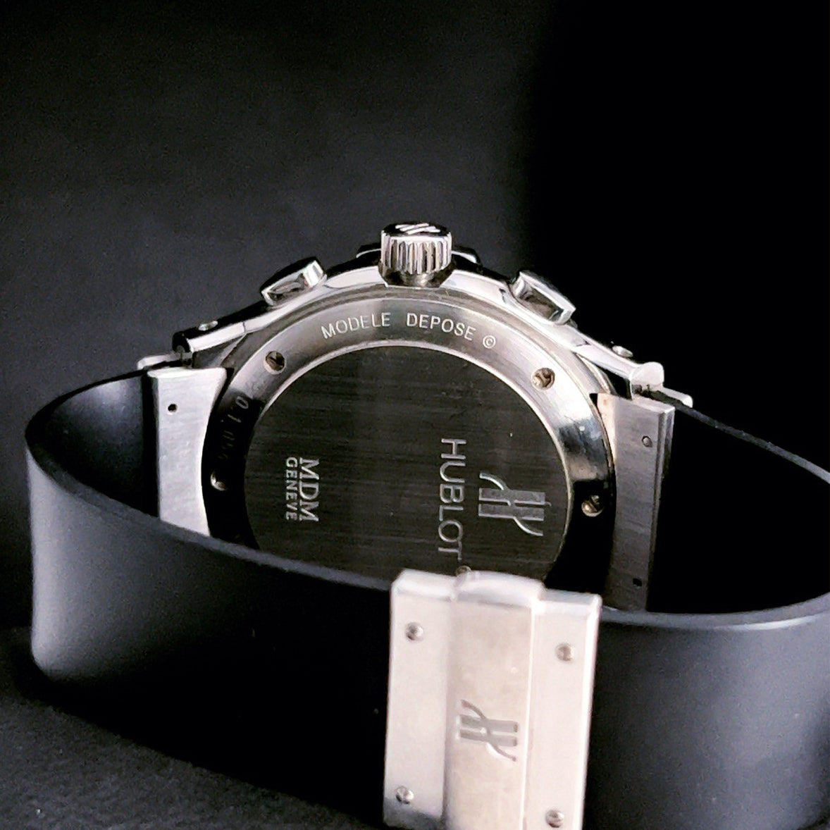 Hublot MDM Stainless Steel Diamond Watch 1810