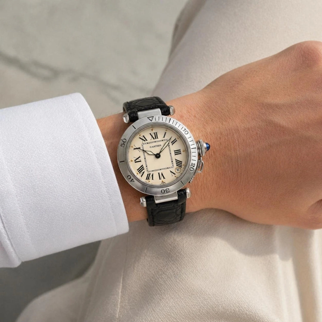 Cartier Pasha 36mm Stainless Steel Automatic Watch – Pre-Owned model
