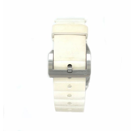 Cartier Santos 100 MID White Rubber Clad Stainless Steel Automatic Watch