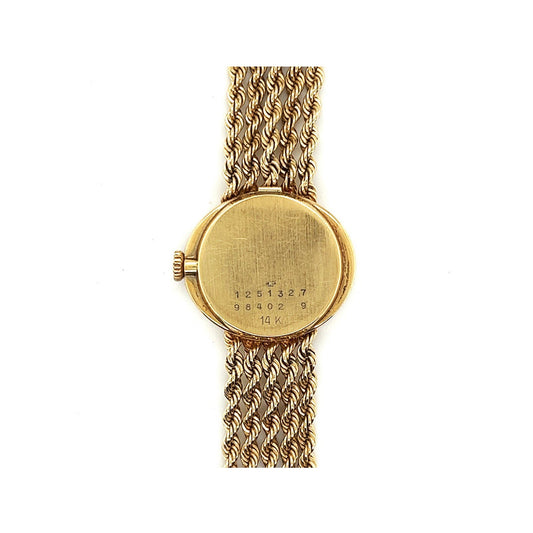 Baume & Mercier Factory Diamond Yellow Gold Watch