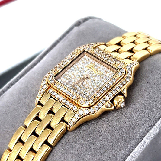 Cartier Panthere Watch 22MM Yellow Gold Factory Quartz