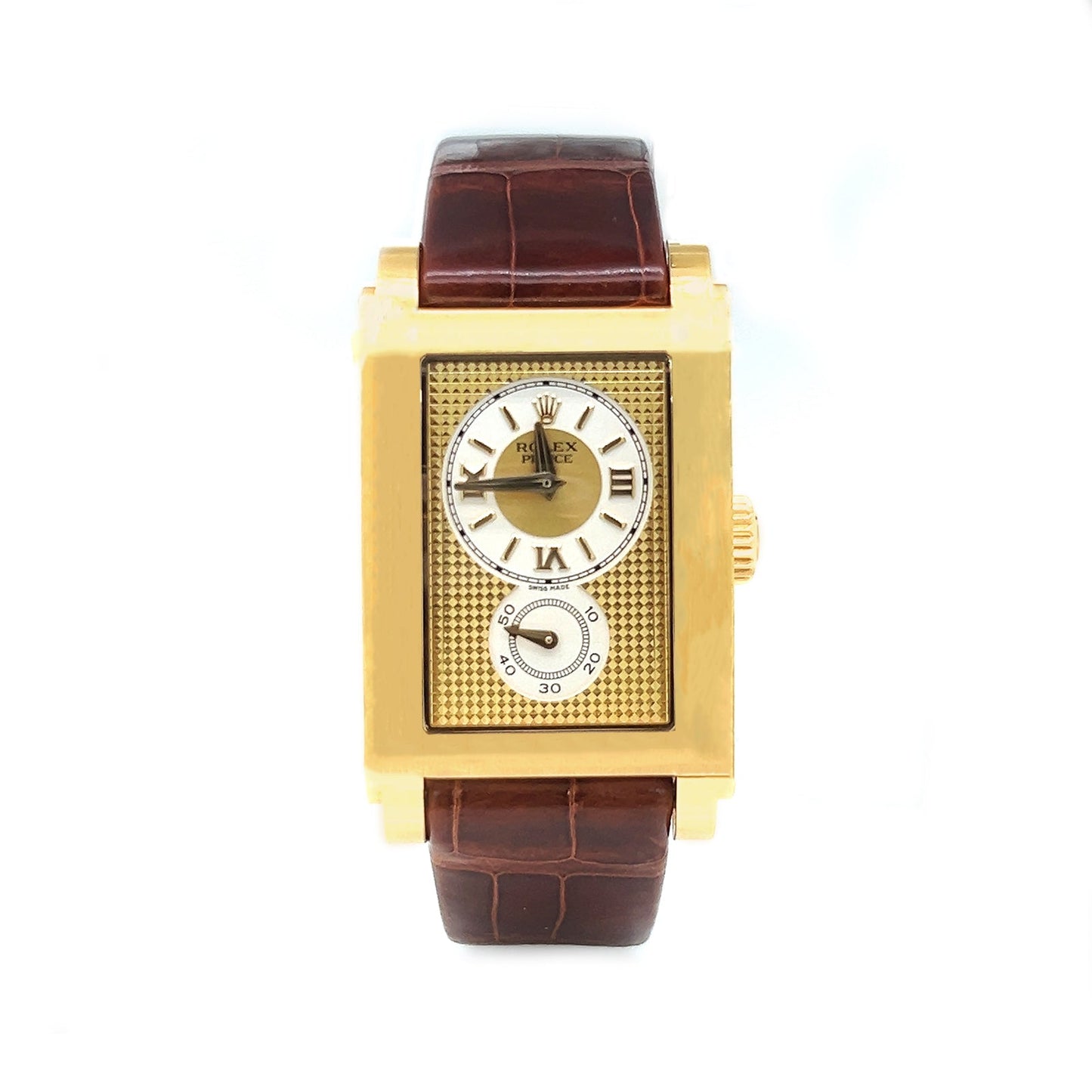 Rolex Prince Cellini Unisex Mens Womens 18K Yellow Gold Watch 5440/8