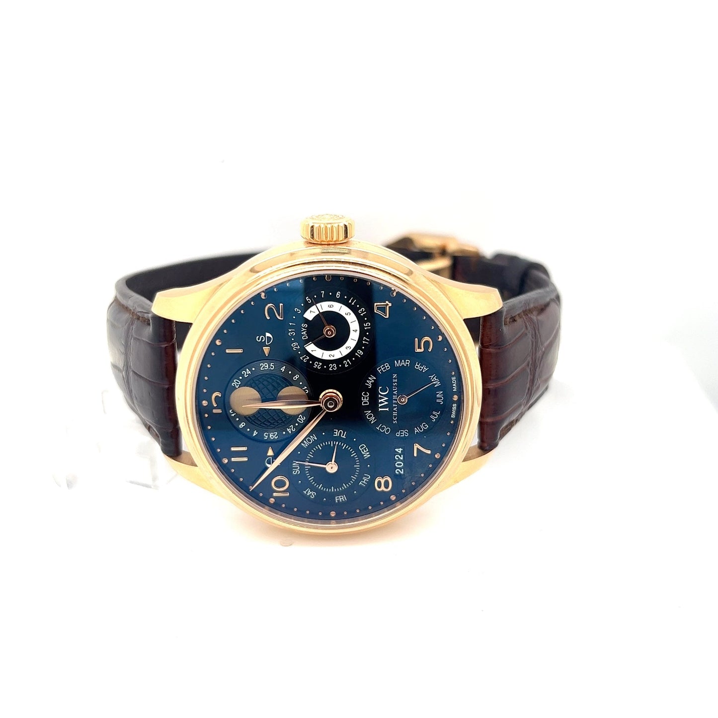 IWC Portugieser Perpetual Calendar 44mm 18K Rose Gold Watch – Pre-owned
