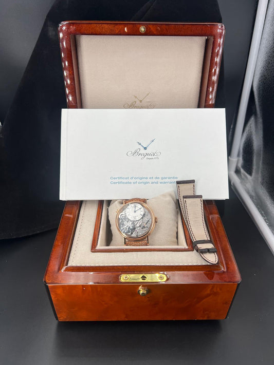 Breguet 7067BR GMT Skeleton 18K Rose Gold 40mm Watch – Pre-owned