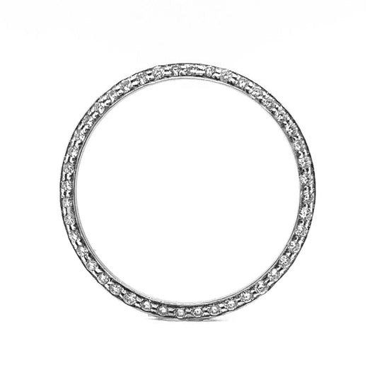 14K White Gold Diamond Bezel for 31mm Rolex Watch Accessory– Pre-owned