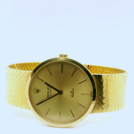 Rolex Cellini 1976 18K Gold Band and Dial, 32mm - Pre-owned