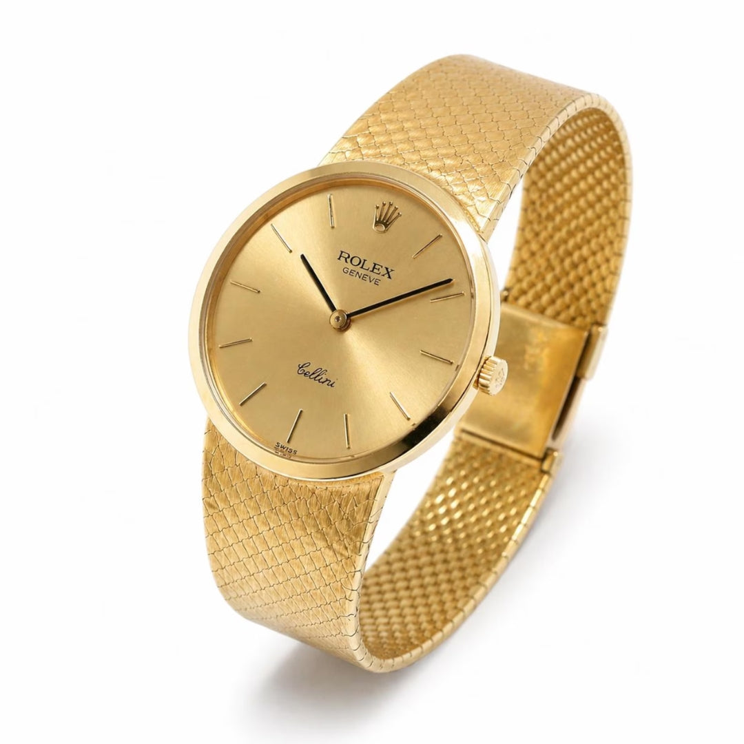 Rolex Cellini 1976 18K Gold Band and Dial, 32mm - Pre-owned side