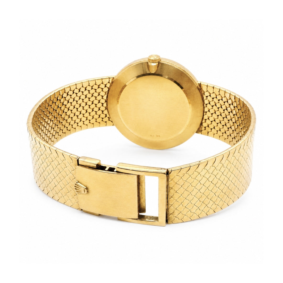 Rolex Cellini 1976 18K Gold Band and Dial, 32mm - Pre-owned back