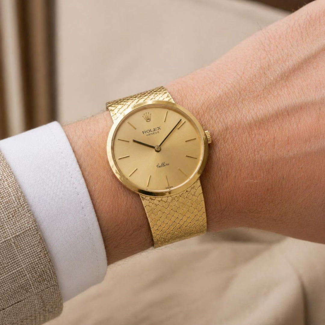 Rolex Cellini 1976 18K Gold Band and Dial, 32mm - Pre-owned model