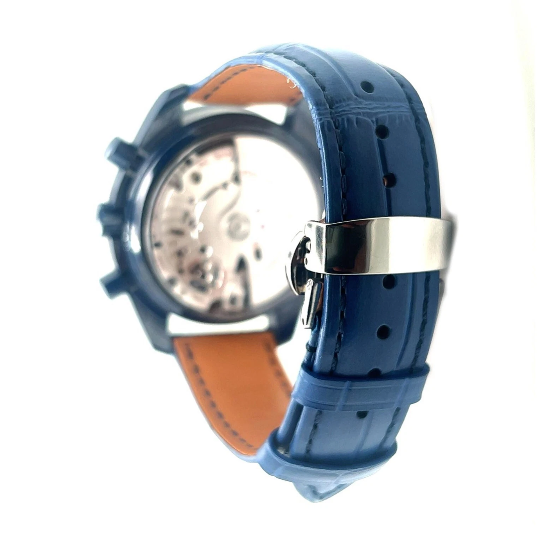 Omega Speedmaster Blue Side of the Moon Co-Axial Chronograph Watch – Pre-owned back strap