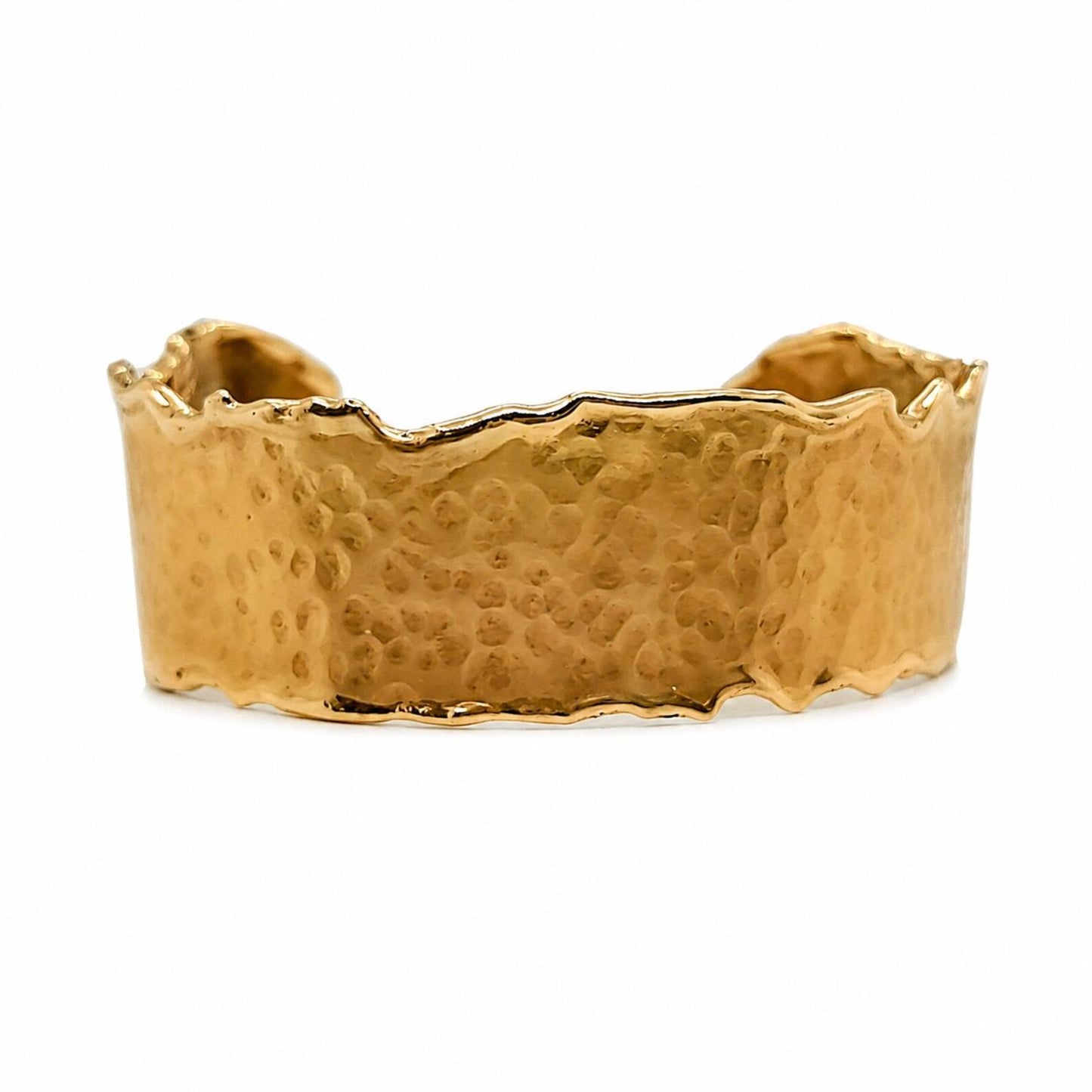 Solid Bangle Cocktail Cuff Unisex Solid Gold - Pre-owned