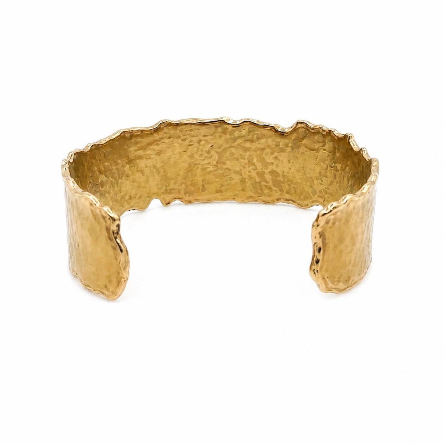 Solid Bangle Cocktail Cuff Unisex Solid Gold - Pre-owned
