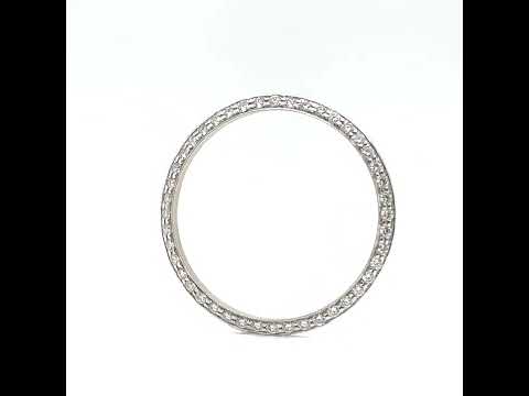 14K White Gold Diamond Bezel for 31mm Rolex Watch Accessory– Pre-owned